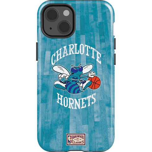 NBA Charlotte Hornets Hardwood Classics iPhone 15 Impact Case